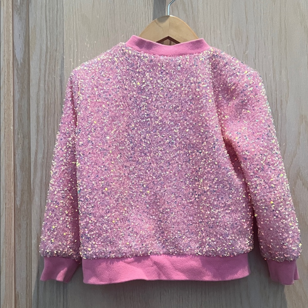 Sparkly Pink Kids Jacket - Picture 2 of 3